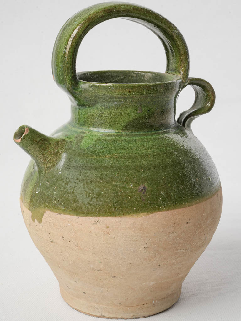 Vintage French Terracotta Pitcher