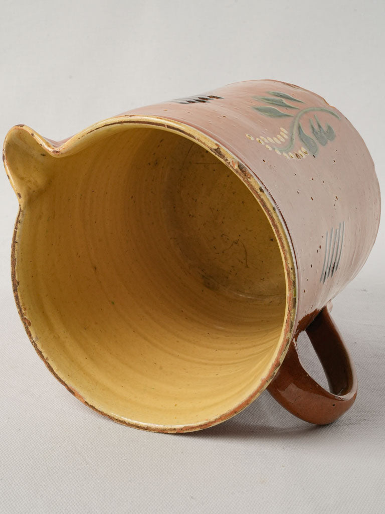 Period-style terracotta pitcher