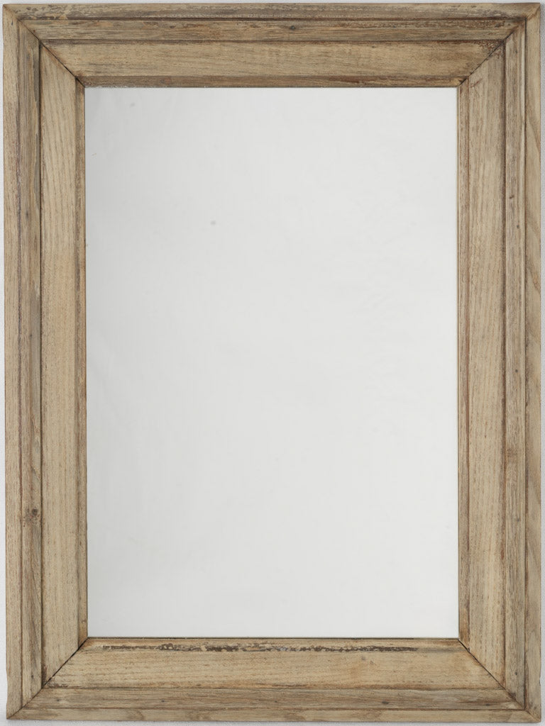 Antique French Oak Mirror