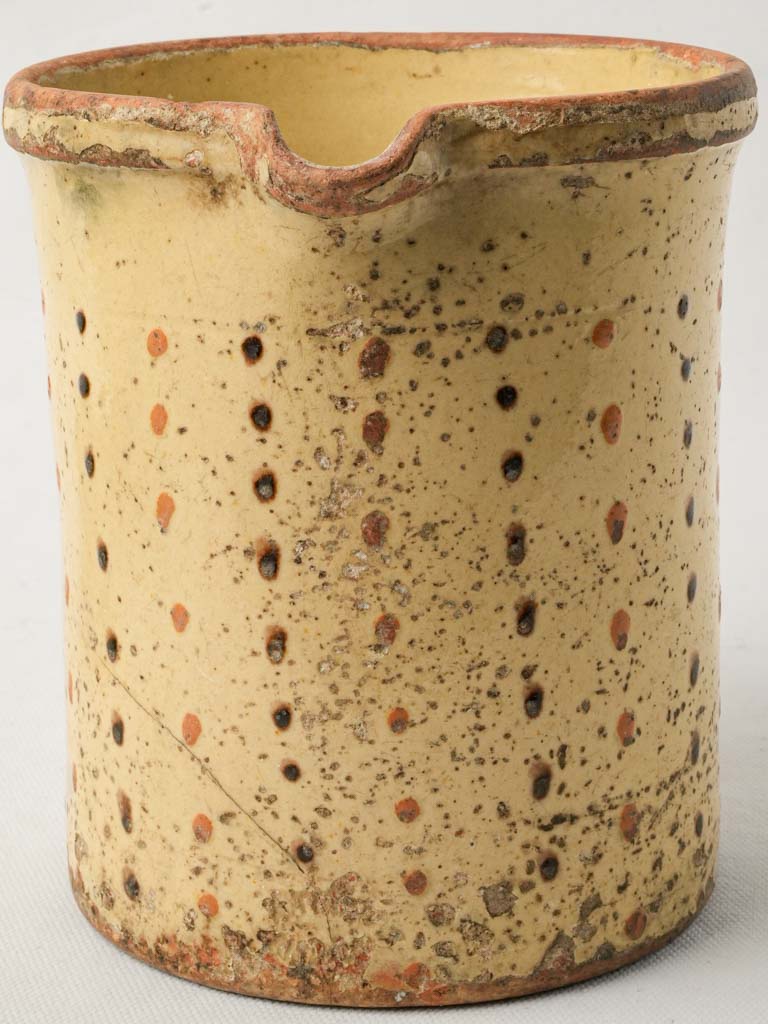 Petite rustic terracotta vessel