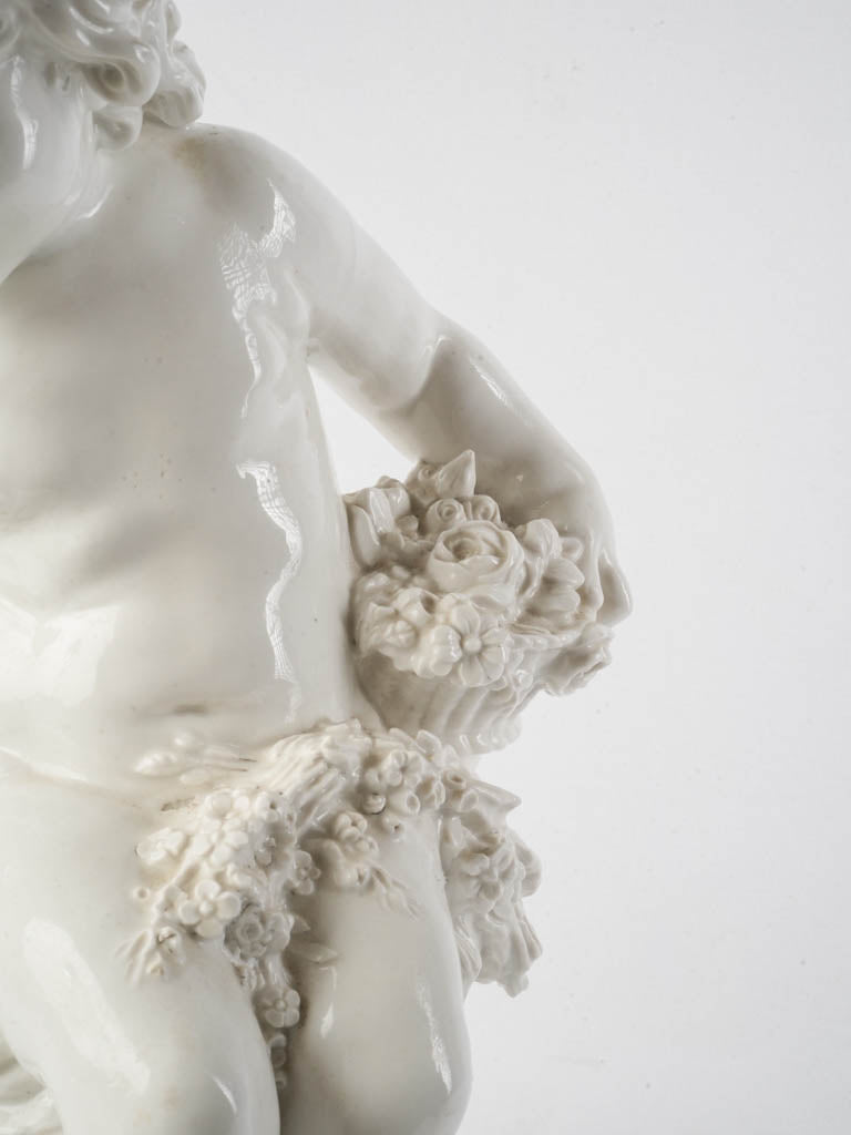 Delicate Moreau marked Capodimonte cherub