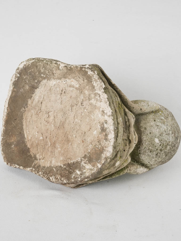 Vintage seal reconstituted stone fountain