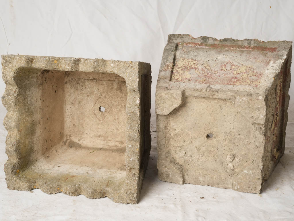 Endearing weathered planter set collection