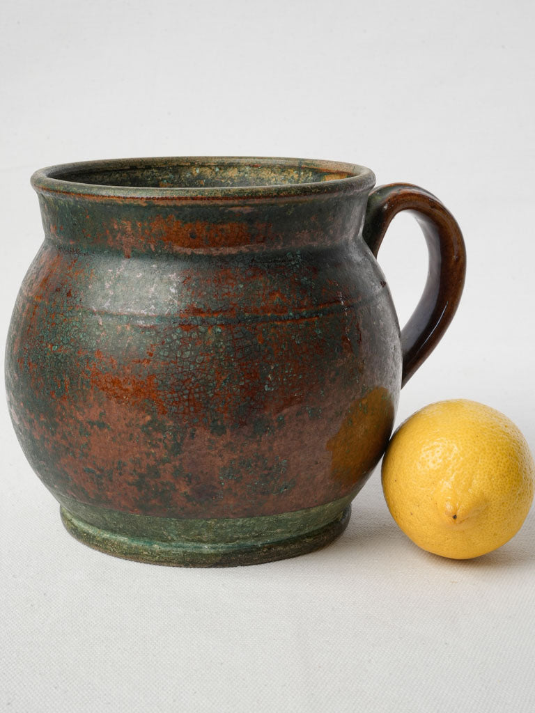 Rustic Verdigris Ceramic Pot