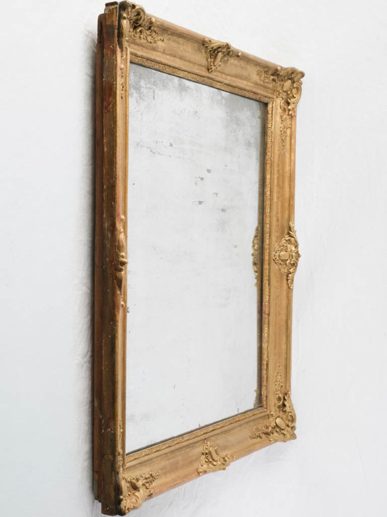 Nineteenth-century shimmering mercury mirror
