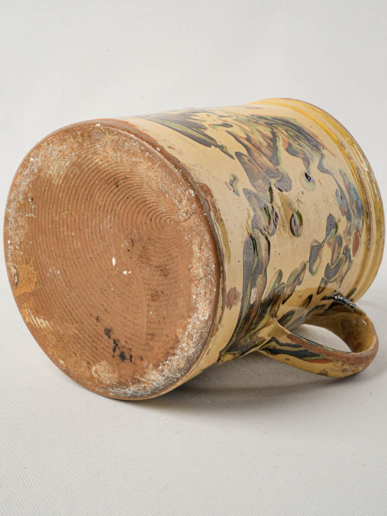 Distinctive jaspe glaze terracotta