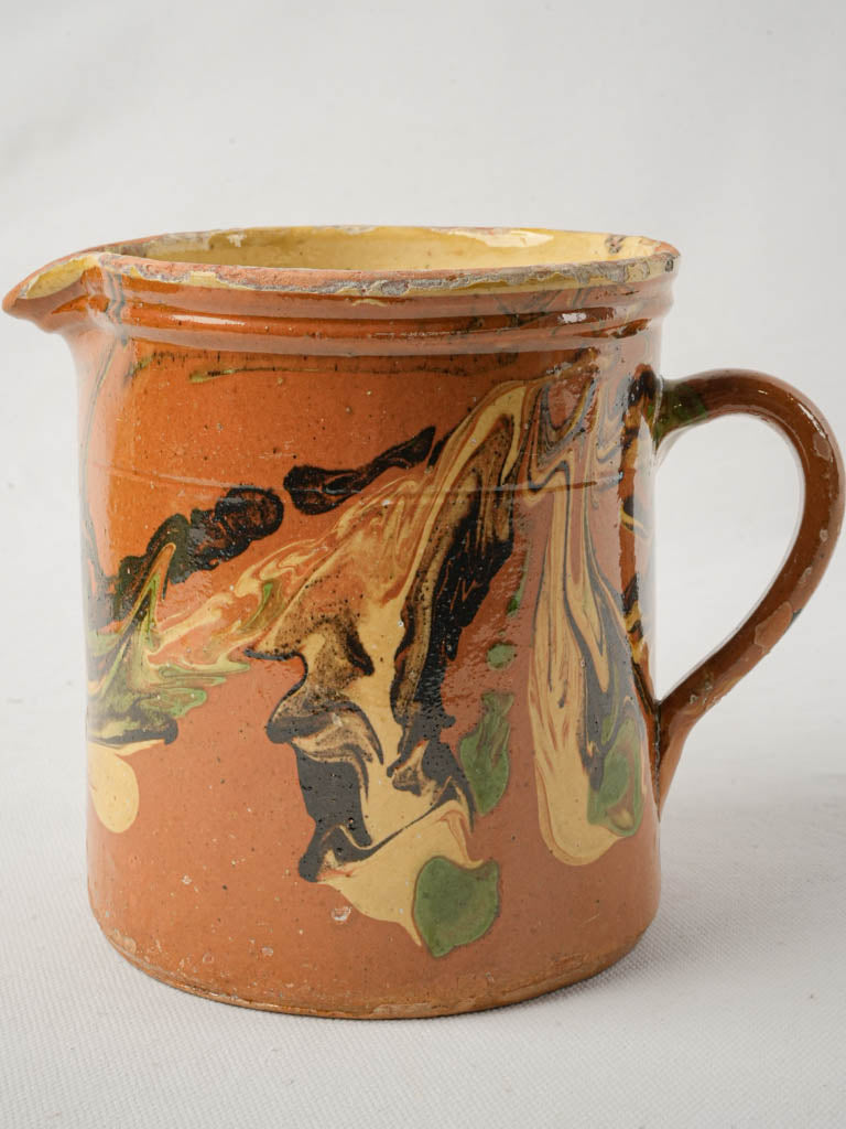 Historical Savoy region pottery pitcher