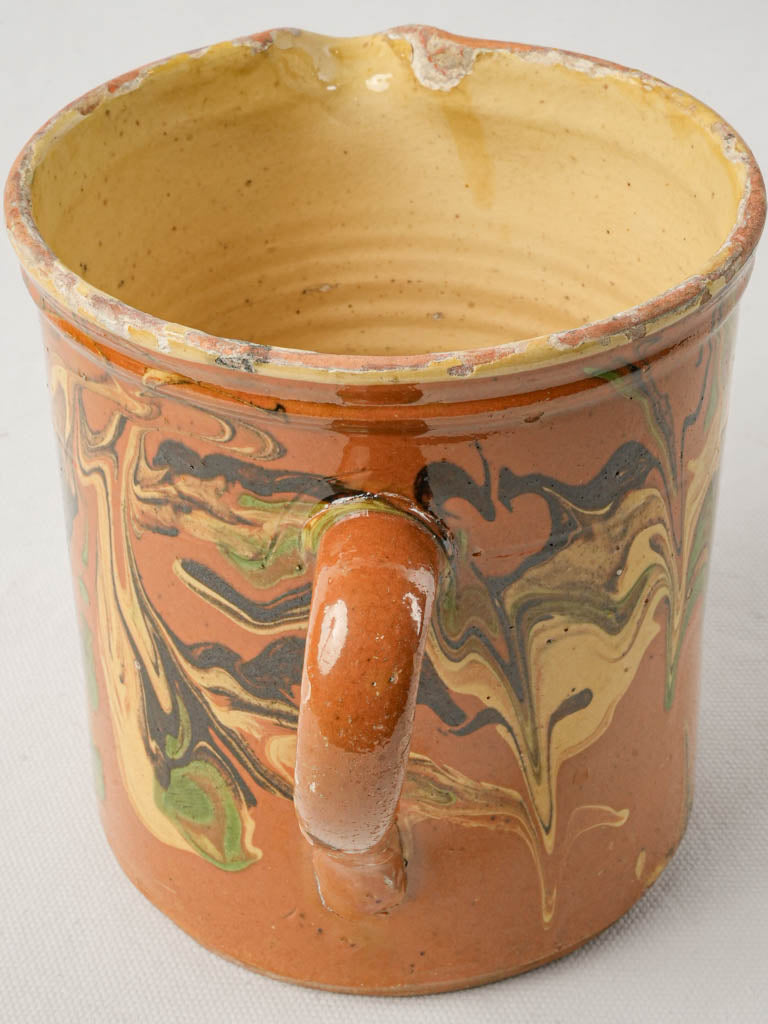 Elegant rustic terracotta pitcher