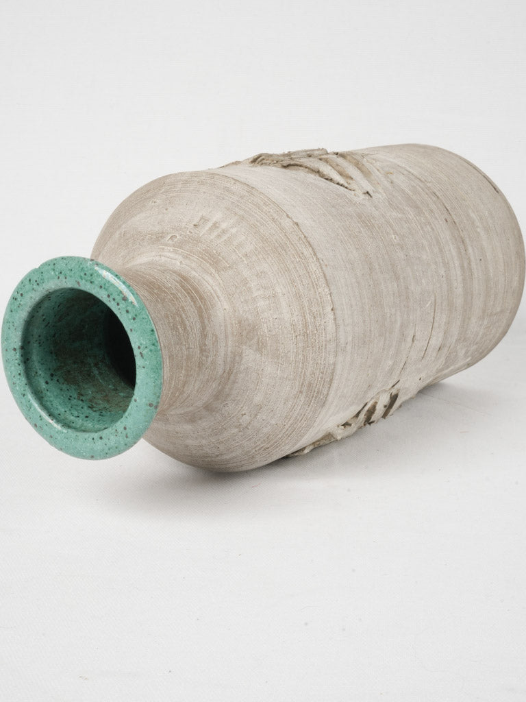 Matte finish off-white antique Jüttner vase