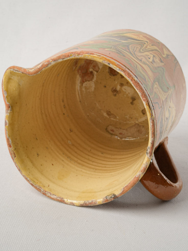 Durable earth-toned terracotta jug