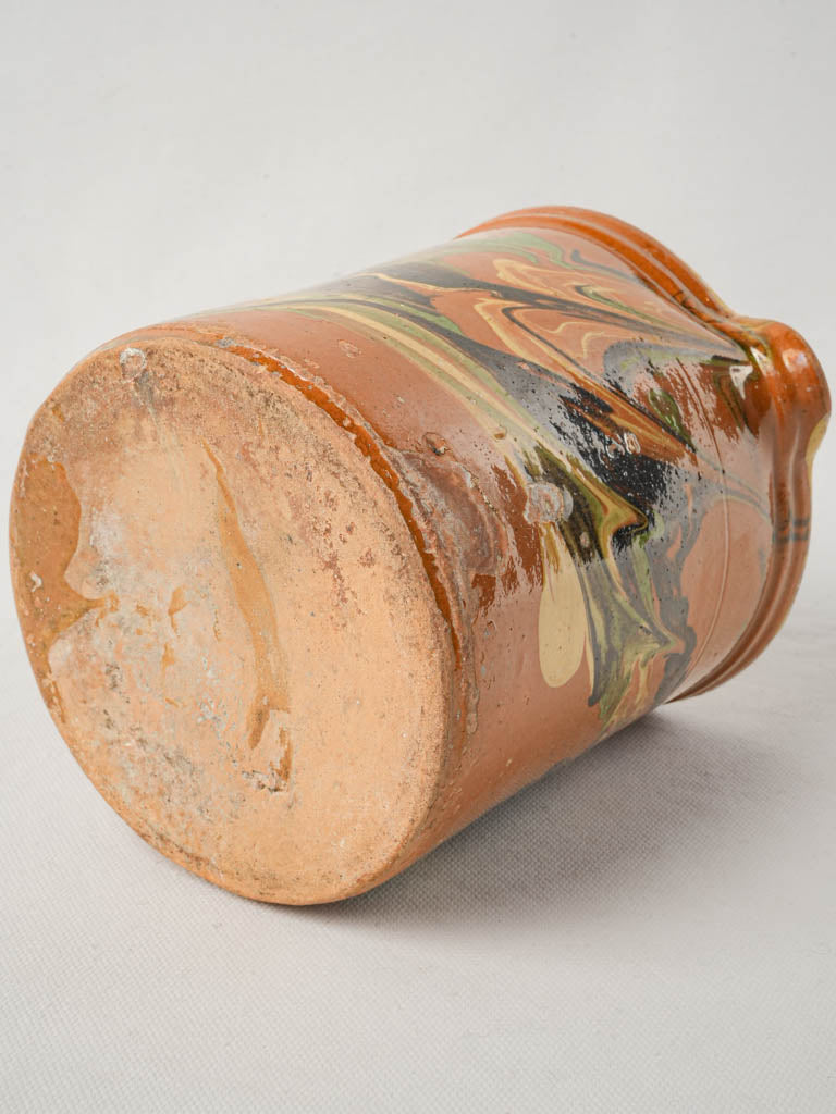 Charming country-style terracotta pitcher