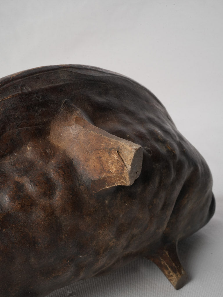 Terracotta kitchen fish mold