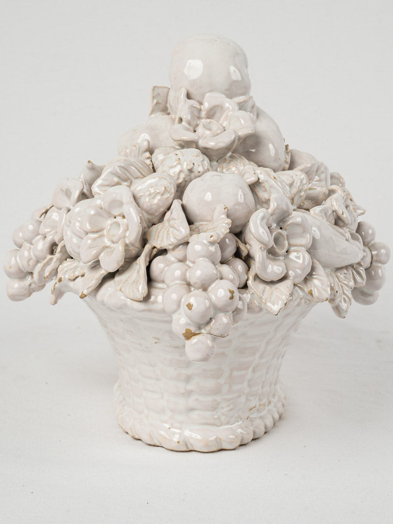 Elegant, vintage French decorative ceramic