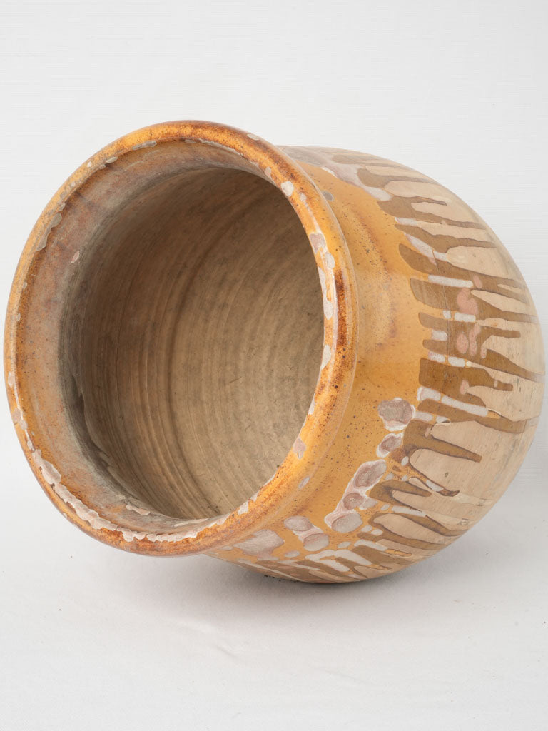 Authentic French meat-preserving ceramic jar