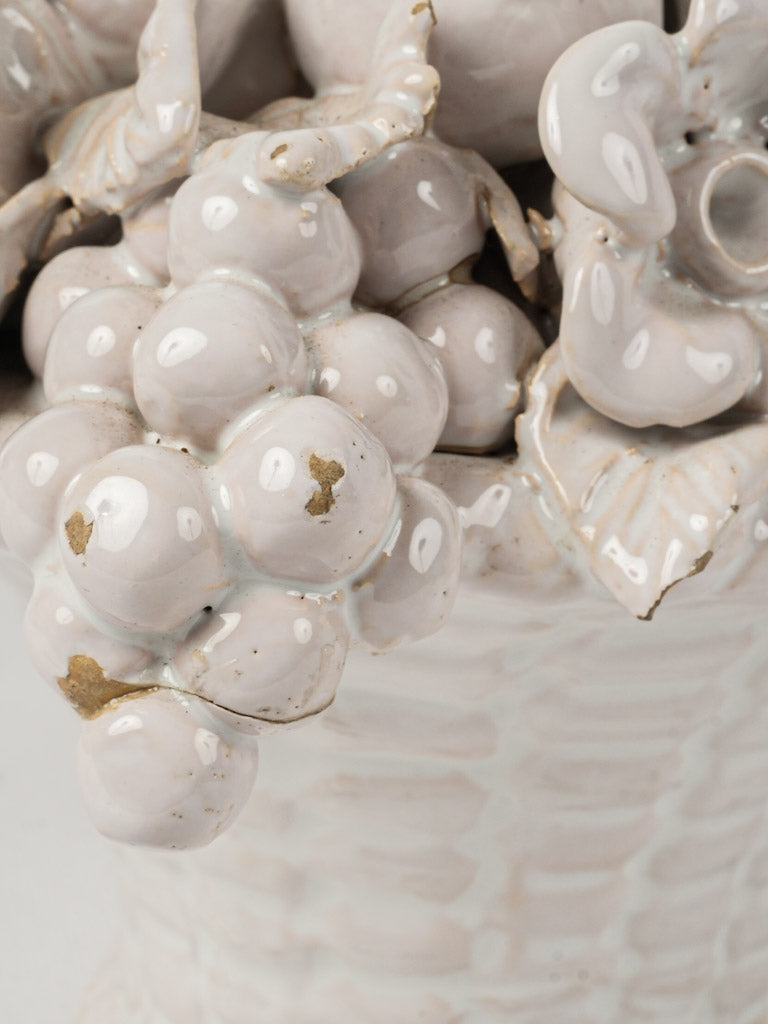 Classic, white Malicorne French sculpture