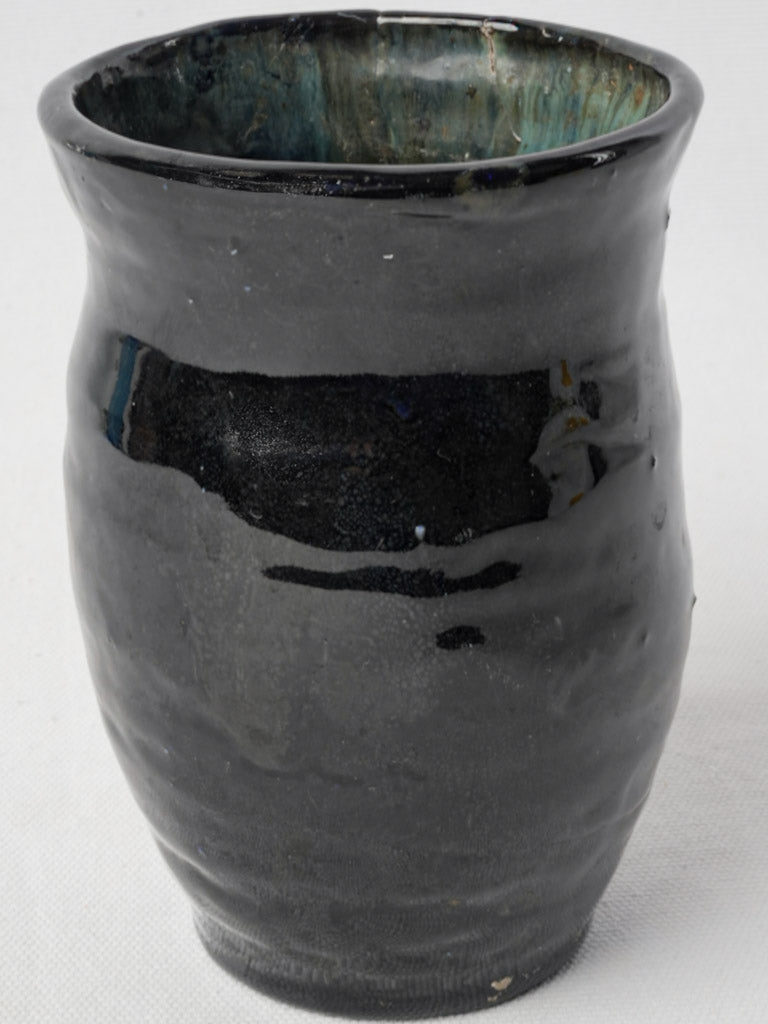 Handmade marbled glaze vase