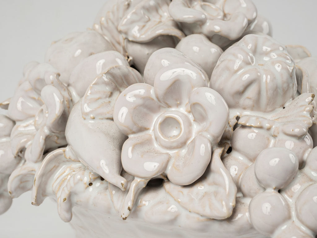 Vintage handcrafted Malicorne ceramic sculpture