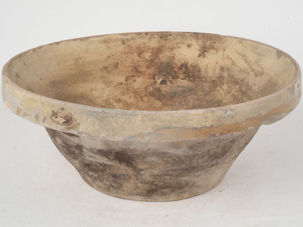 Antique French glazed kitchenware piece
