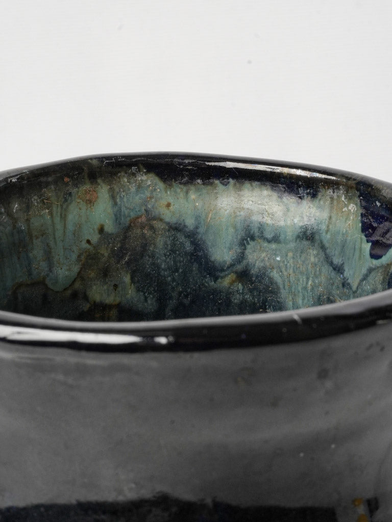 Elegant dark blue vase
