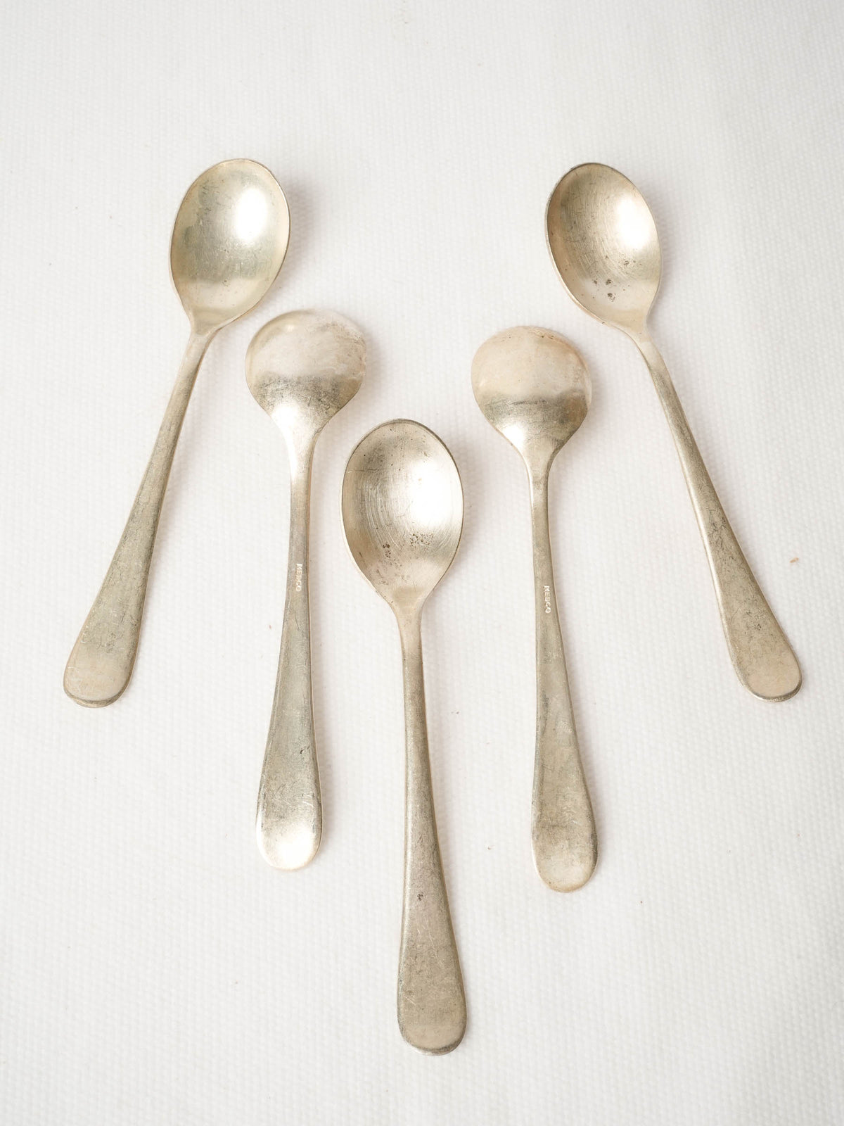 Set of Five Vintage Teaspoons