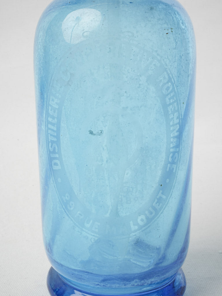 Early 20th-century Rouen seltzer bottle