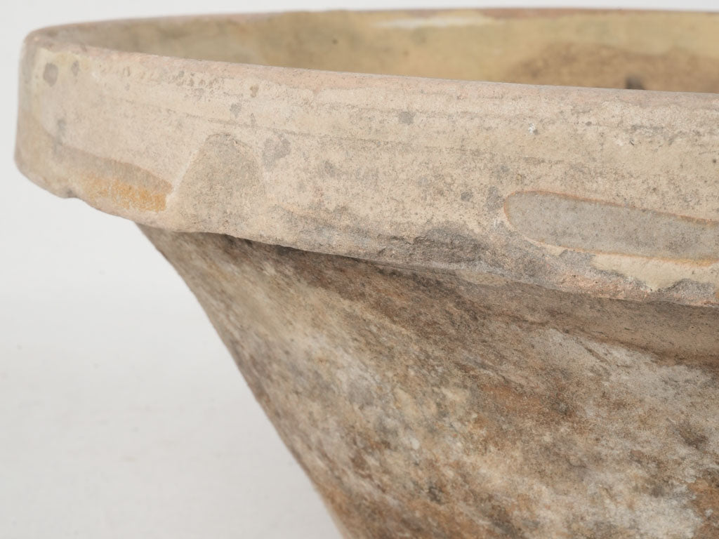 Elegant vintage yellow serving tian
