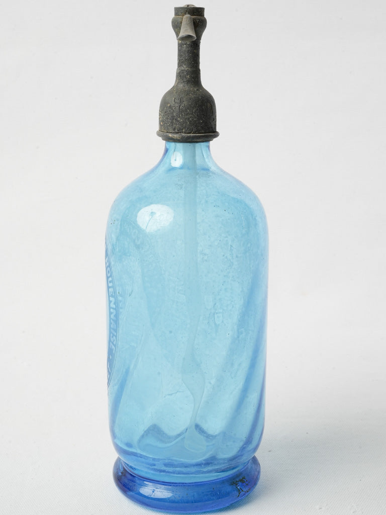 Elegant engraved Art Deco bottle