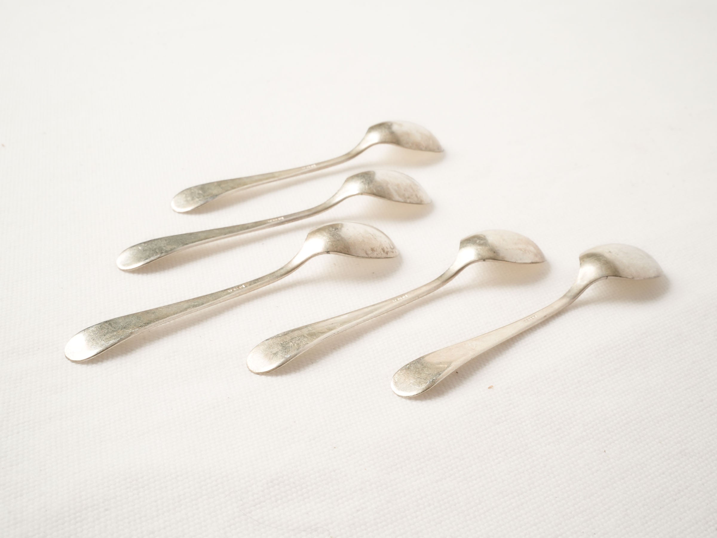 Set of Five Vintage Teaspoons