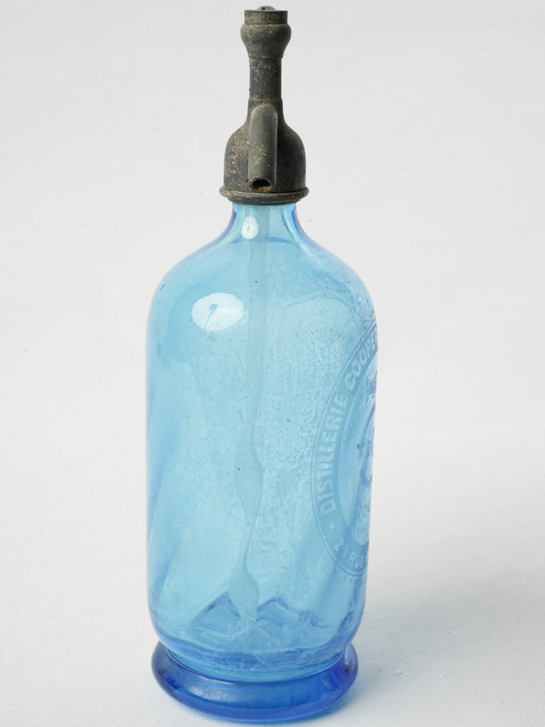 Authentic patina metal siphon top