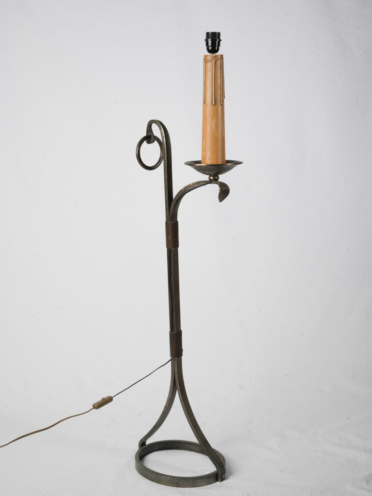 Brutalist style sculptural floor lamp