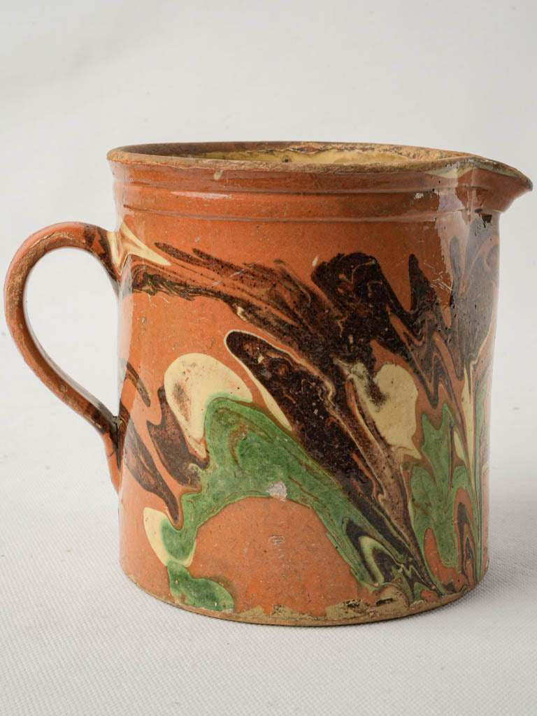 Artistic swirling pattern pitcher