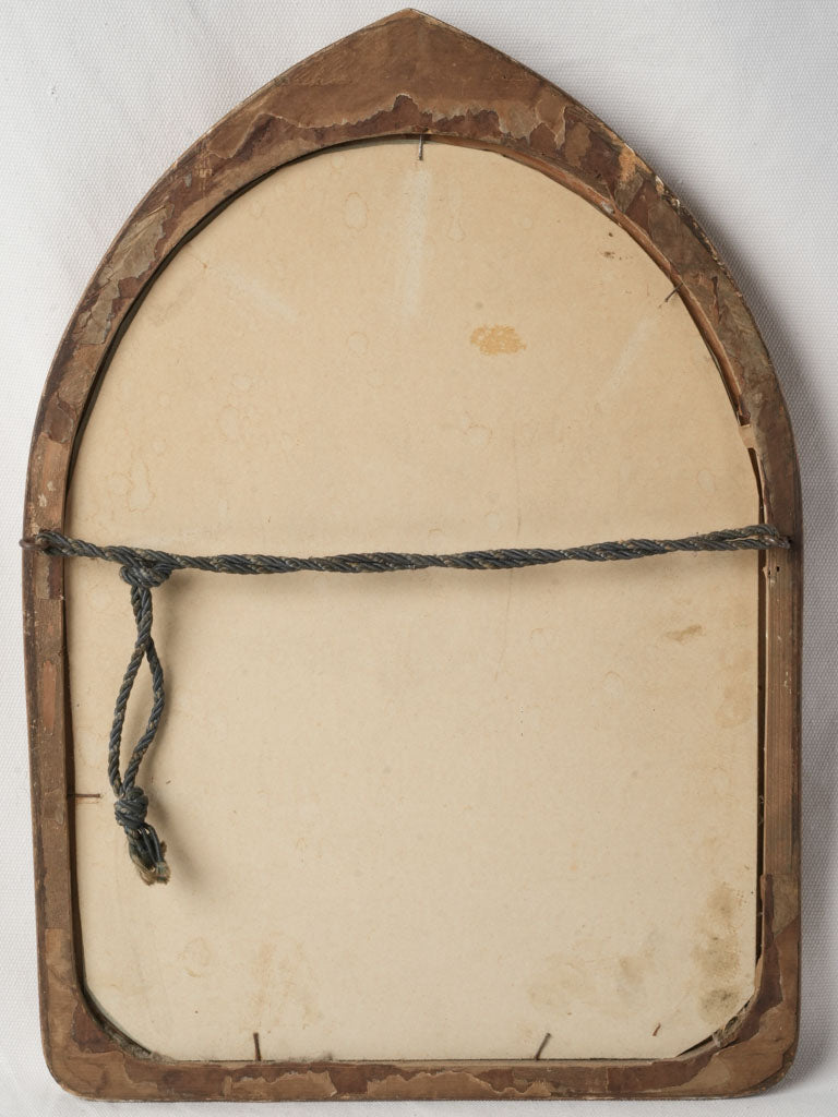 Continental-style giltwood framed piece