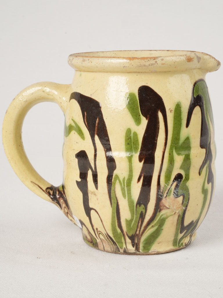 Ochre Glazed Pottery Vessel