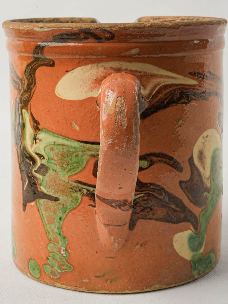 Distinctive brown ocher pitcher