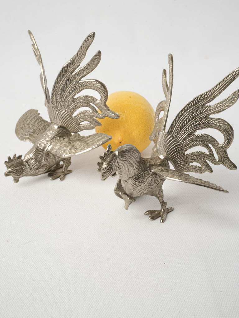Detailed textured feather art pieces