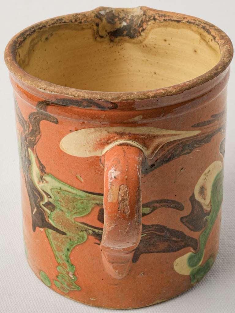 Earthy toned jaspe pitcher