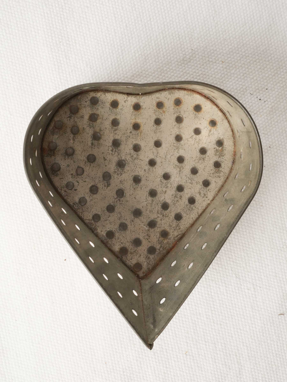 Vintage Heart-Shaped Cheese Mould