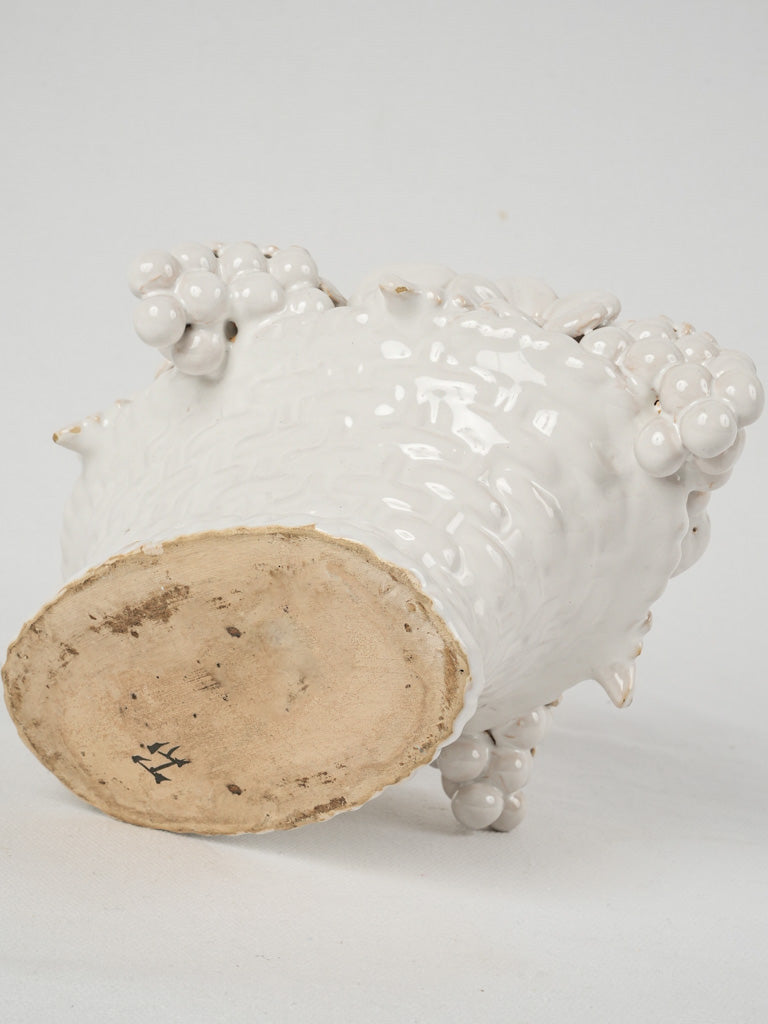 Late-twentieth century harvest fruit sculpture