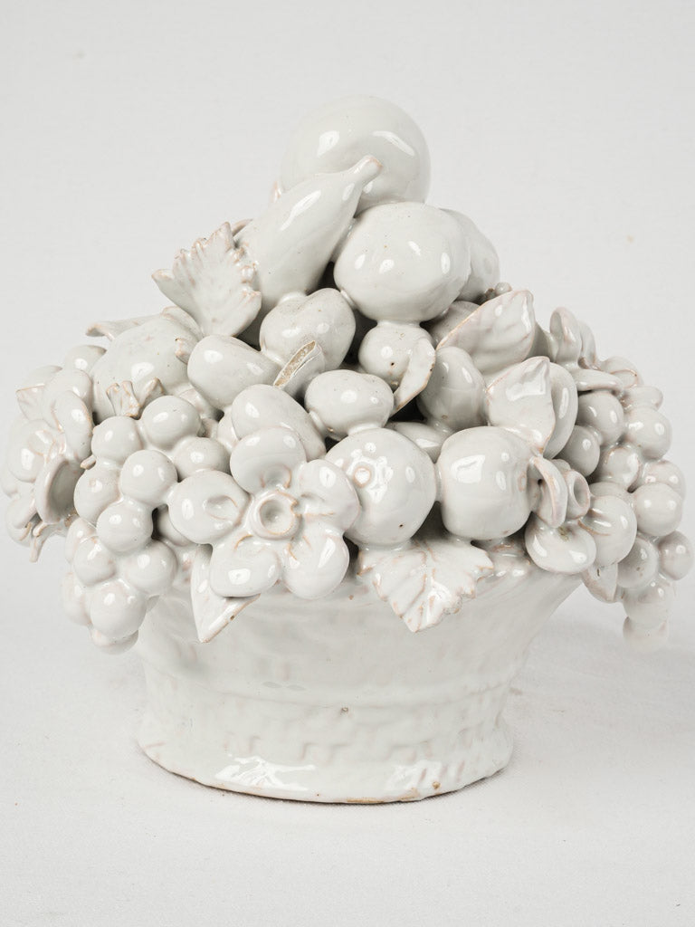 Vintage French Ceramic Fruit Basket