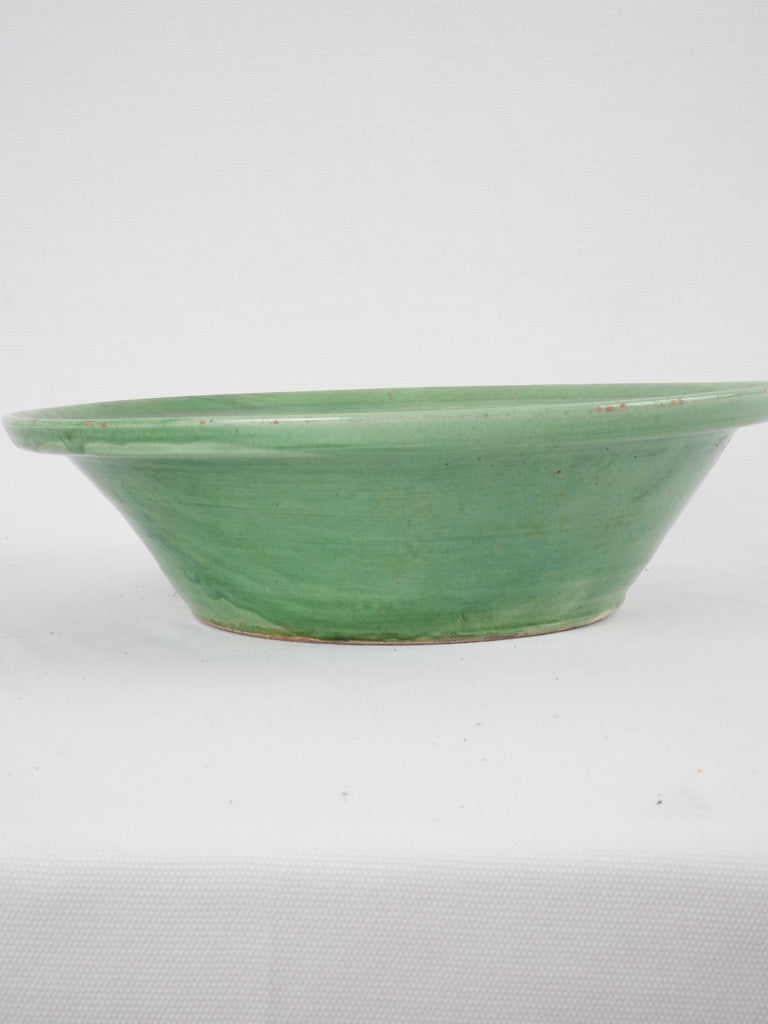 Classic green tapered French Tian bowl