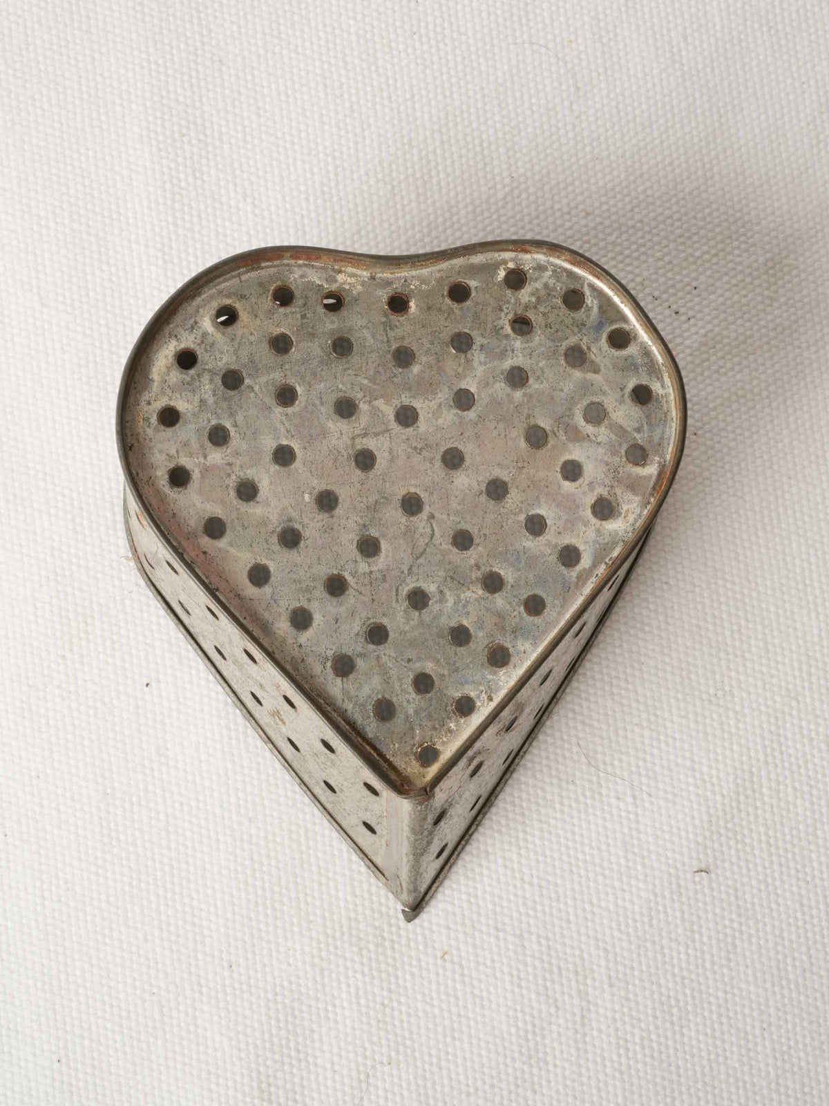 Vintage Heart-Shaped Cheese Mould