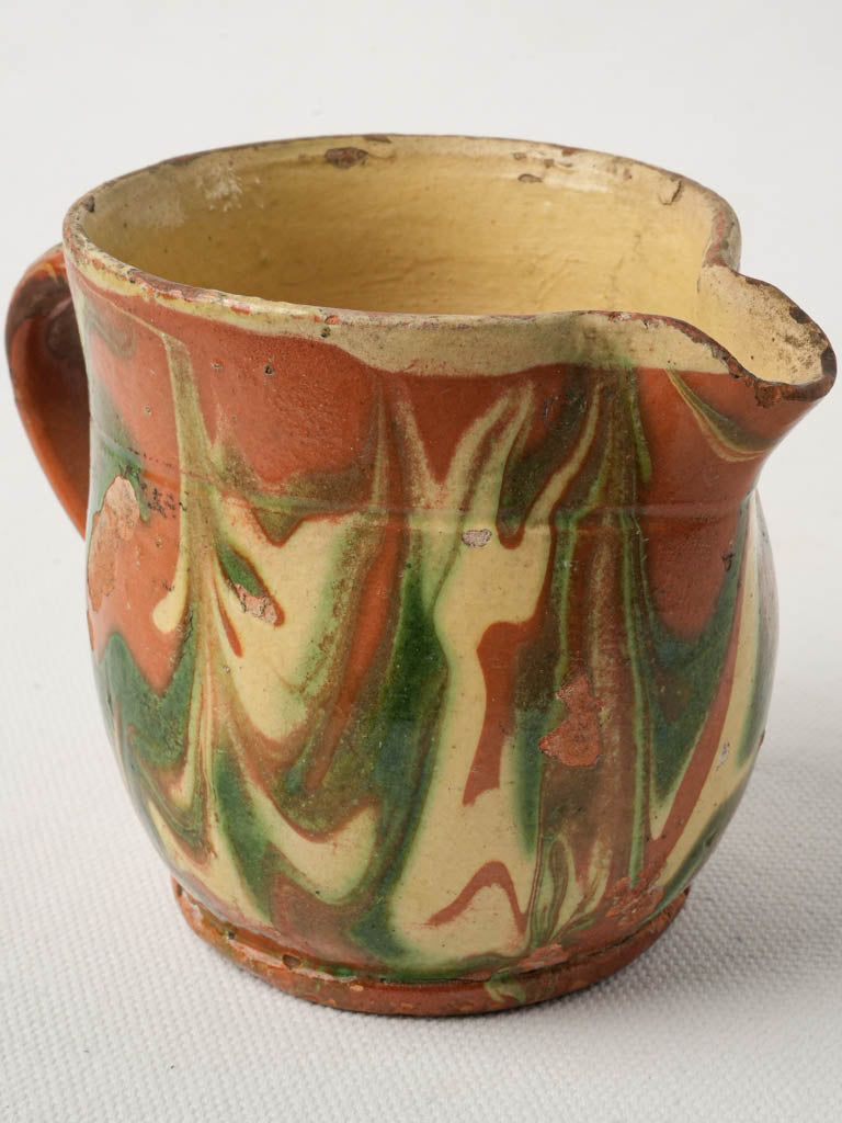 Unique artisanal milk pitcher