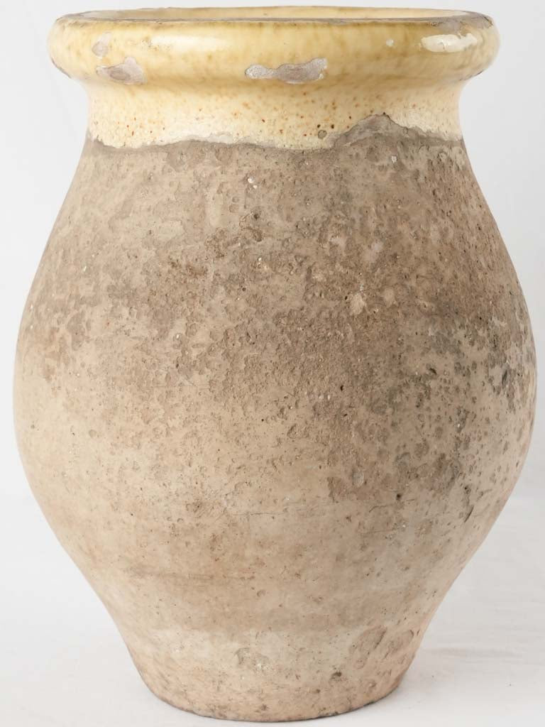Antique small Biot olive jar