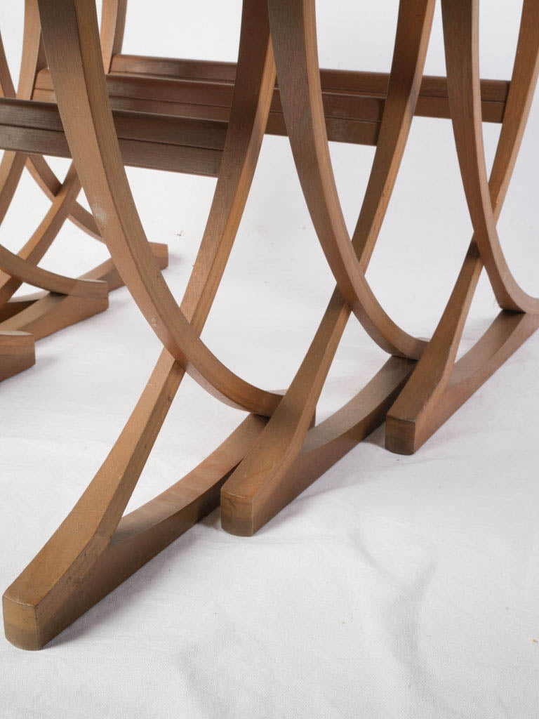 Refined modernist Nathan Furniture tables