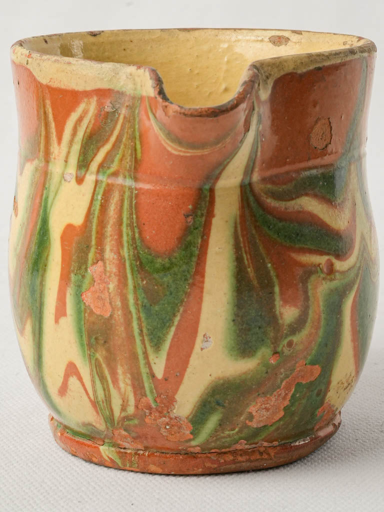 Distinctive glazed creamer jug