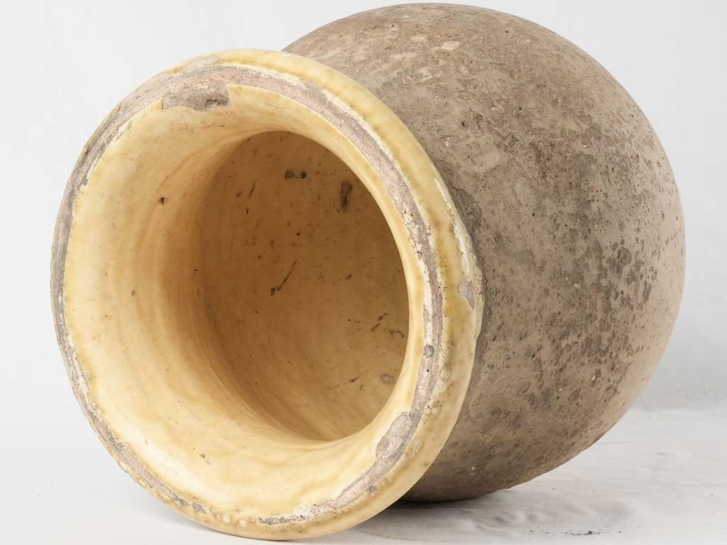 Authentic historical kitchenware olive jar