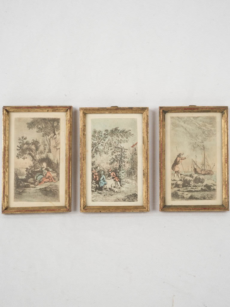 Vintage 1950s French engravings