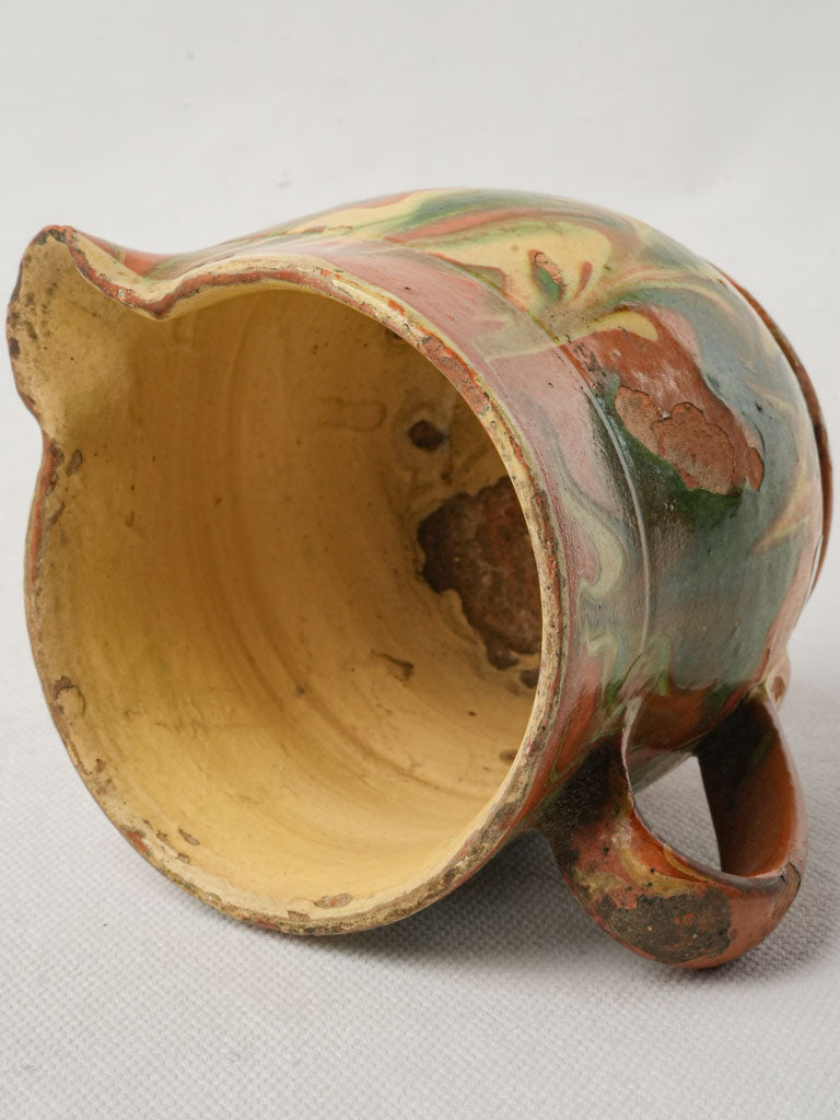 Nostalgic rustic pottery jug