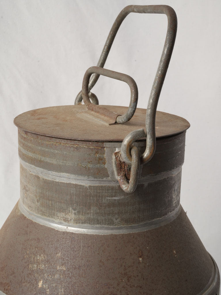Classic European-style milk churn