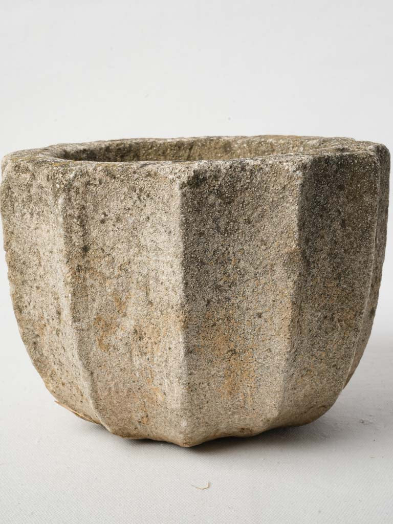 Timeworn rustic flower pot